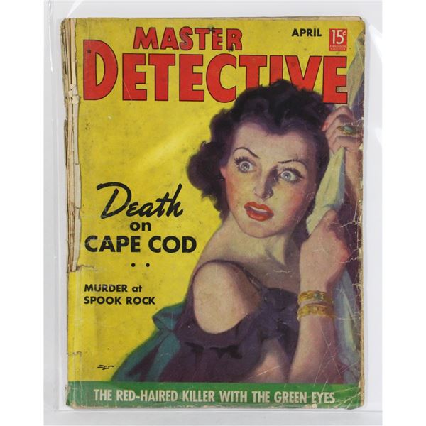 #1312 MASTER DETECTIVE APRIL 1938 WORN