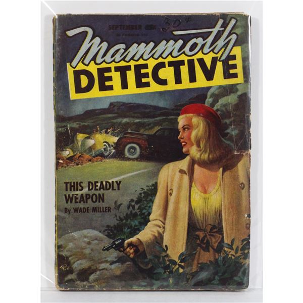 #1313 MAMMOTH DETECTIVE MAGAZINE SEPTEMBER 1946
