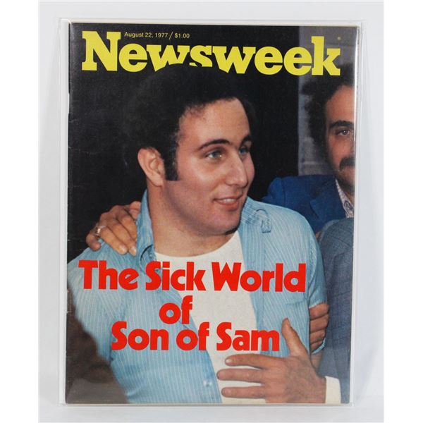 #1317 NEWSWEEK AUGUST 22ND 1977 SICK WORLD OF SON