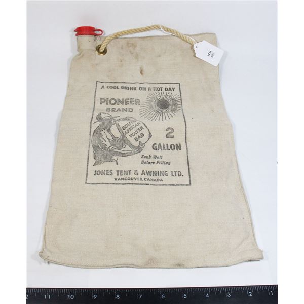 #1326 PIONEER BRAND 2 GALLON WATER SACK