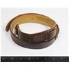 Image 1 : #1338 THE BOY SCOUT LEADERS TWO STRAP BELT COWHIDE