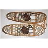Image 1 : #1346 1900'S CANADIAN BEAR PAW SNOWSHOES BY GROS