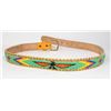 Image 2 : #1354 1970'S BELT WITH FIRST NATIONS BEADWORK