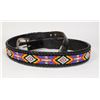 Image 2 : #1355 1990'S BELT WITH FIRST NATIONS BEADWORK