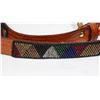 Image 2 : #1358 1990'S BELT WITH FIRST NATIONS BEADWORK