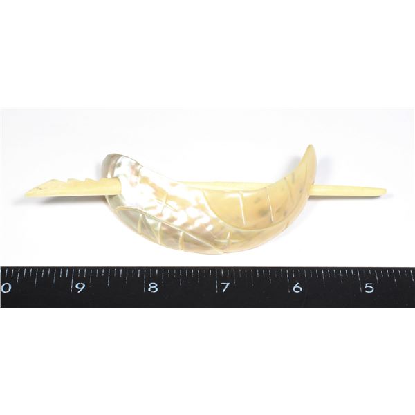 #1364 SHELL ARTWORK ART JEWELRY PIECE