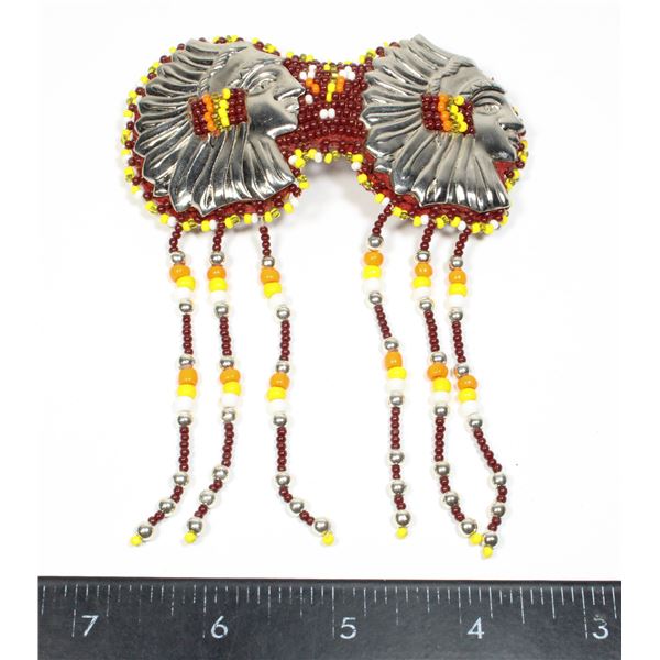 #1393 1900'S TOURIST ITEM CHIEF PIN BROACH