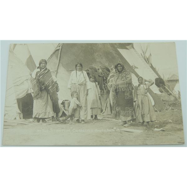 #1398 1912 CALGARY STAMPEDE RPPC PHOTO POST CARD