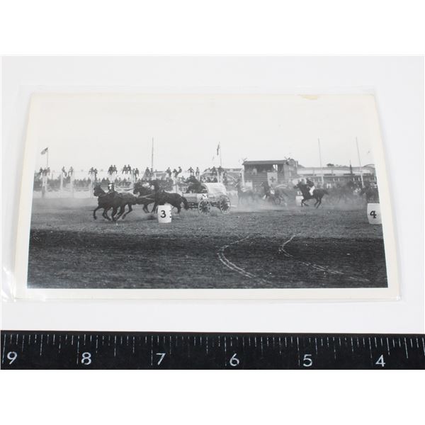 #1406 1940'S RPPC STAMPEDE PHOTO PHOTOGRAPH
