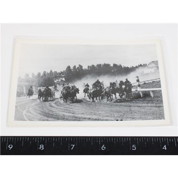 #1408 1940'S RPPC STAMPEDE PHOTO PHOTOGRAPH