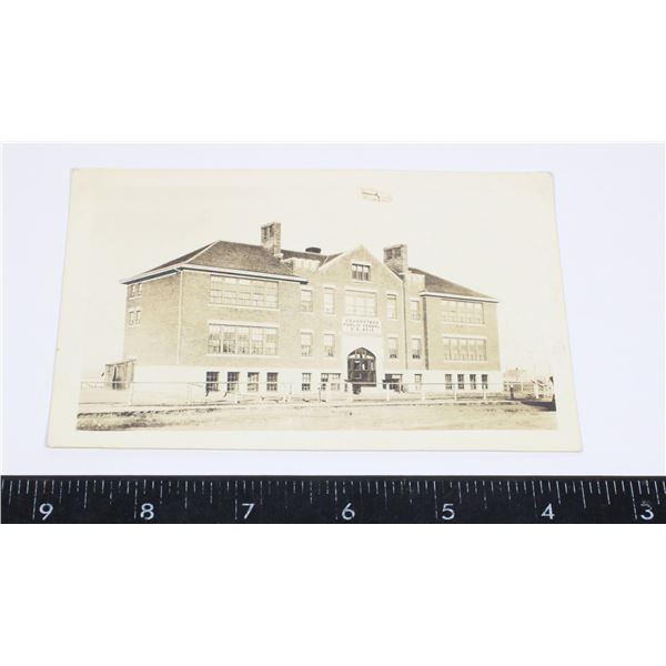 #1416 RPPC CORONATION PUBLIC SCHOOL 1913 ALBERTA