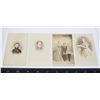 Image 1 : #1418 4 LATE 1800'S PORTRAITS MONTREAL + IOWA