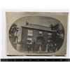 Image 1 : #1424 1880'S PHOTOGRAPH OF HOUSE AND PEOPLE