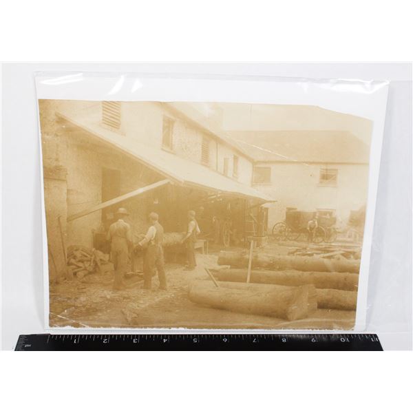 #1425 EARLY LUMBERMILL PHOTOGRAPH LATE 1800'S