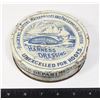 Image 1 : #1429 1800'S WHALE AMBER HARNESS DRESSING TIN