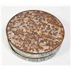 Image 3 : #1429 1800'S WHALE AMBER HARNESS DRESSING TIN