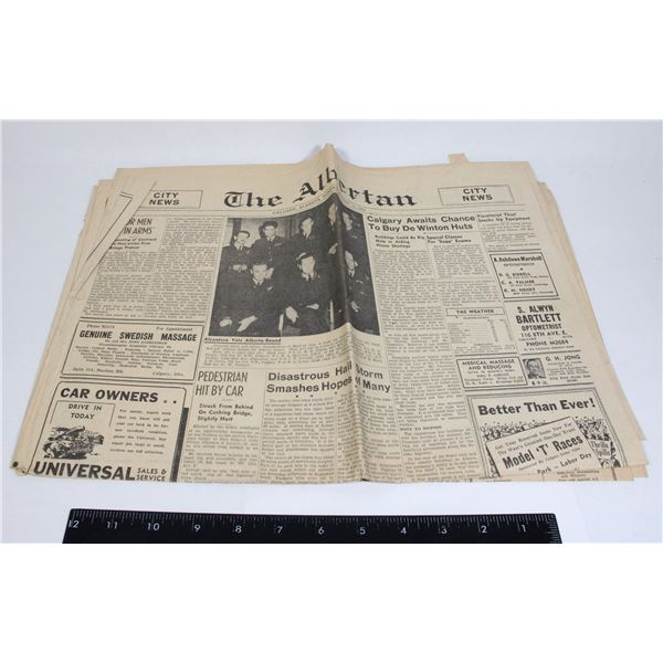#1431 WW2 THE ALBERTAN NEWSPAPER AUGUST 13 1945