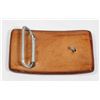 Image 2 : #1447 20TH CENTURY LEATHER THUNDERBIRD BELT BUCKLE