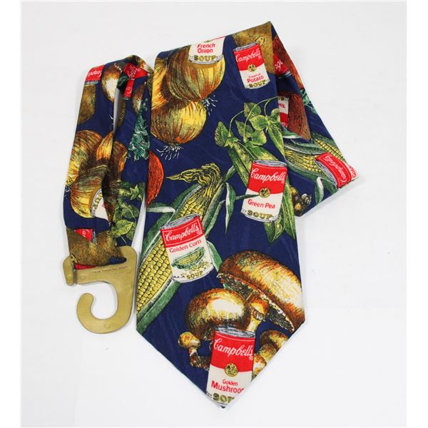 #1450 1990'S MENS TIE CAMPBELL'S SOUP COMPANY