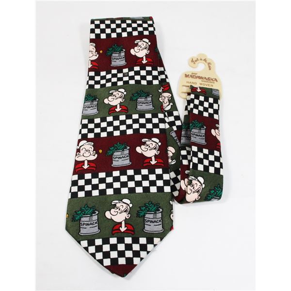 #1453 1995 MENS TIE POPEYE THE SAILOR MAN