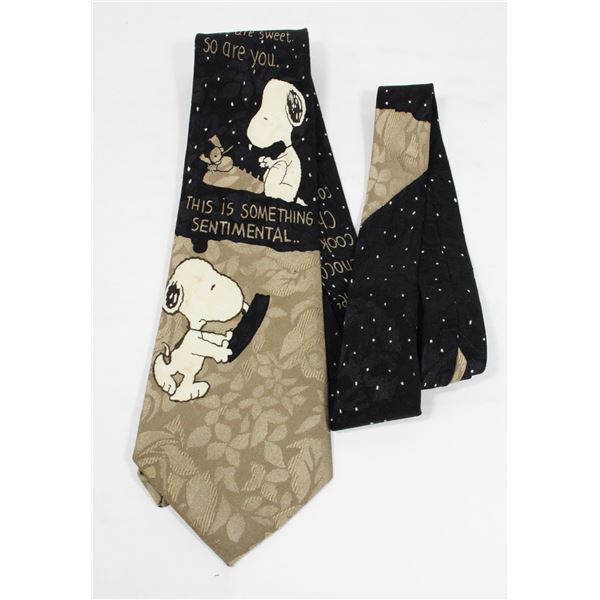 #1454 MEN'S FASHION TIE SNOOPY PEANUTS