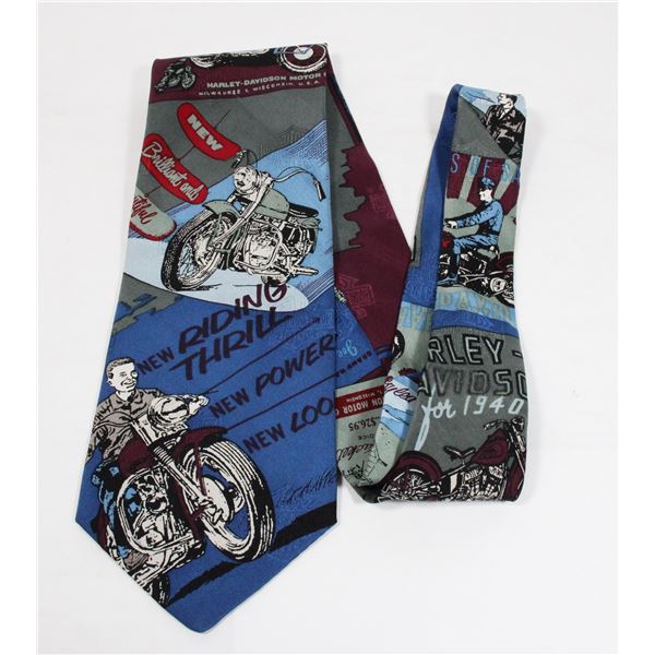 #1455 1994 FASHION HARLEY DAVIDSON MOTORCYCLE TIE