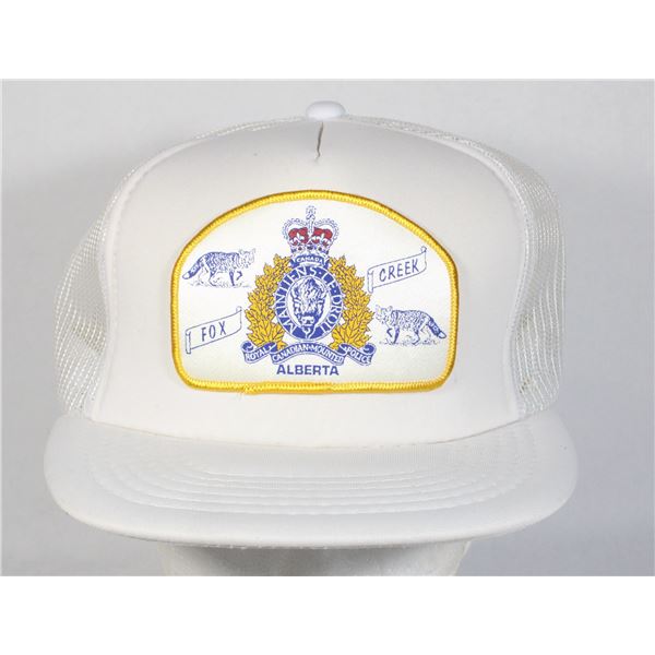 #1468 FOX CREEK ALBERTA RCMP BASEBALL CAP 1990'S