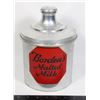 Image 1 : #1471 BORDEN'S MALTED MILK CANISTER ADVERTISING