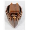 Image 2 : #1479 1980'S WOODEN BOAT HAND MADE TOY