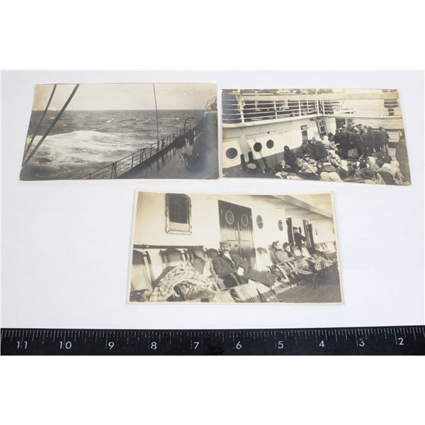 #1499 EARLY 1900'S STEAMSHIP PHOTOGRAPH PASSENGERS
