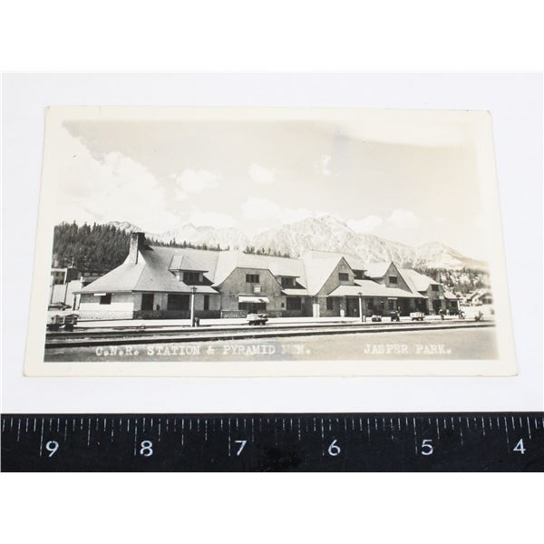 #1501 CNR STATION  JASPER PARK ALBERTA RPPC
