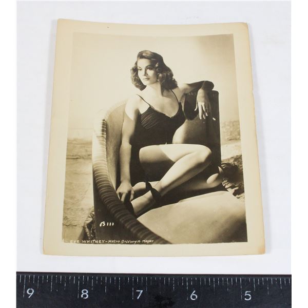 #1507 EVE WHITNEY METRO GOLDWYN MAYER PHOTO