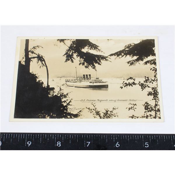 #1509  RPPC S.S. PRINCESS MARGUERITE SHIP CANADA