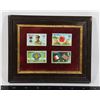 Image 1 : #1518 SET OF 4 JERSEY UNITED KINGDOM FRAMED STAMPS