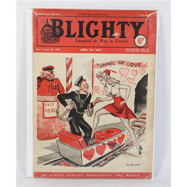 #1526 1947 BLIGHT MAGAZINE SAILOR COVER MILITARY