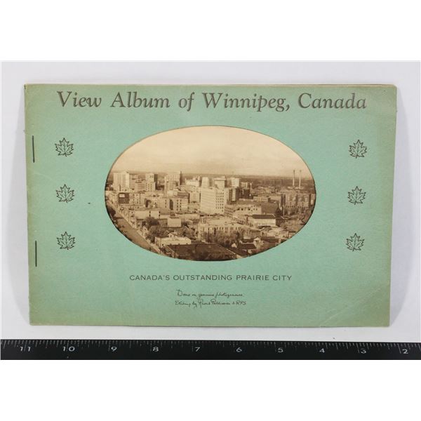 #1528 VIEW ALBUM OF WINNIPEG CANADA 1944 BOOK