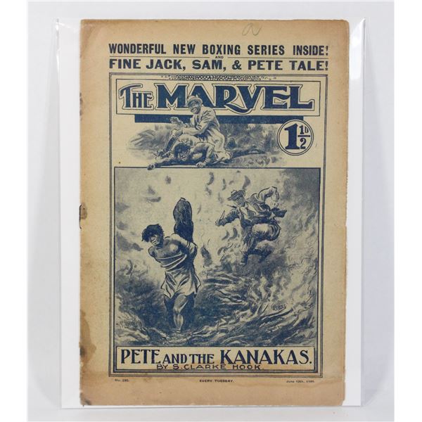 #1530 THE MARVEL JUNE 12TH 1920 MAGAZINE
