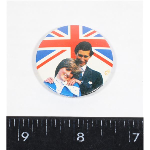 #1537 1981 PRINCESS DIANA PRINCE CHARLES PIN