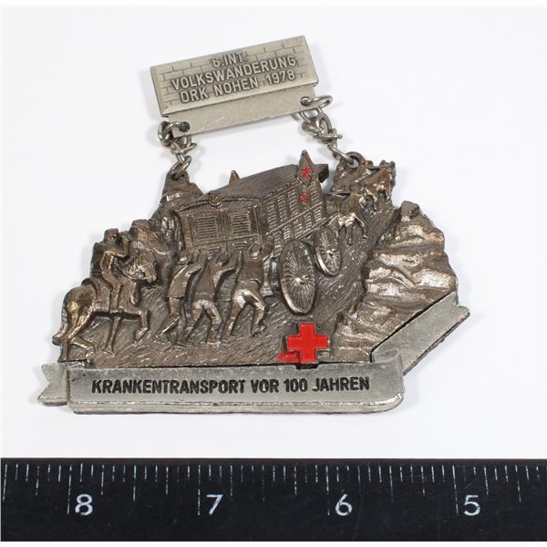 #1545 LARGE 1978 SWISS TRANSPORT MEDAL