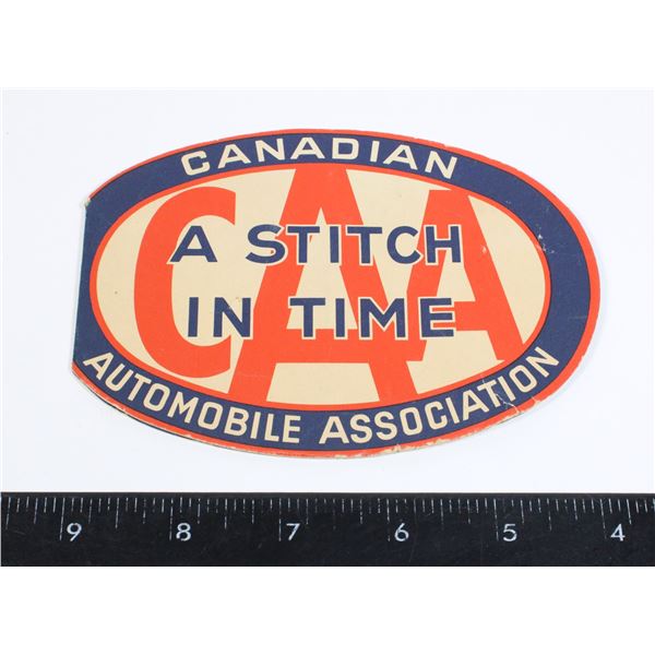 #1547 CANADIAN AUTOMOBILE ASSOCIAITON STITCHING