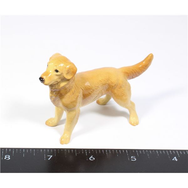 #1549 SMALL PORCELAIN DOG STATUE