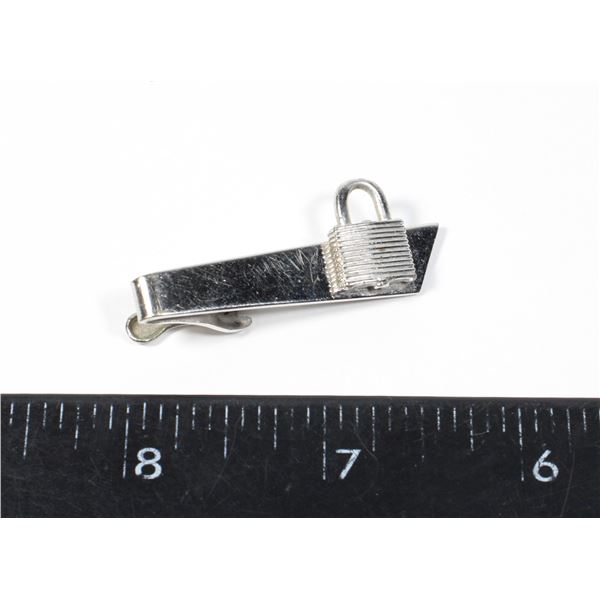 #1553 VINTAGE MEN'S JEWELRY TIE CLIP MASTER LOCKCO