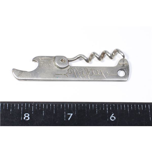 #1560 NIFTY VAUGHAN CHICAGO USA BOTTLE OPENER