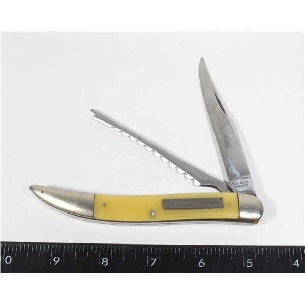 #1572 1900'S VINTAGE POCKET KNIFE KA-BAR OLEAN NY