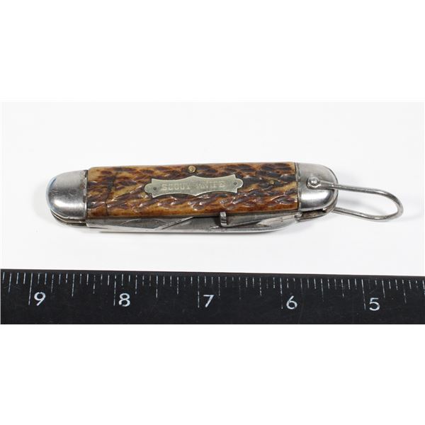 #1582 SCOUT'S KNIFE  PAL BRAND 6066 GERMANY POCKET
