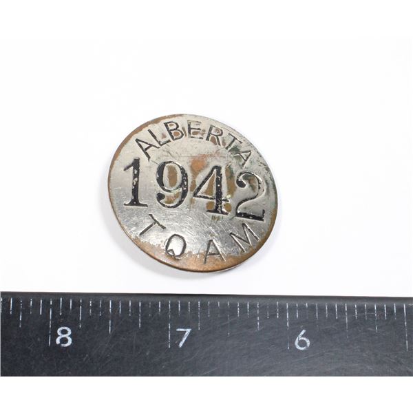 #1590 ALBERTA 1942 TRADE QUALIFIED AUTO MECHANIC