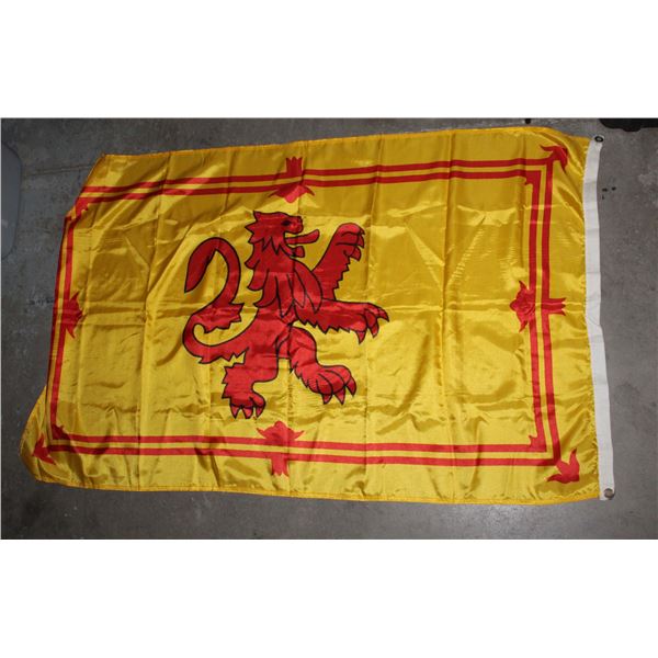 #1624 MODERN ROYAL SCOTTISH FLAG  RAMPANT LION