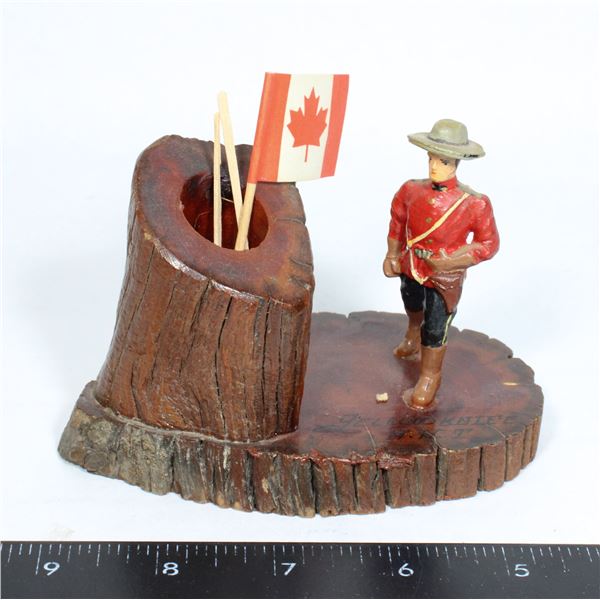 #1626 RCMP YELLOWKNIFE NWT TOOTHPICK HOLDER