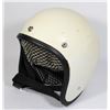 Image 1 : #1635 VINTAGE 1970'S WHITE MOTORCYCLE HELMET BIKE