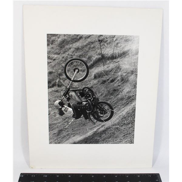 #1637 ORIGINAL 1970S DIRT BIKE RACE ALBERTA PHOTO